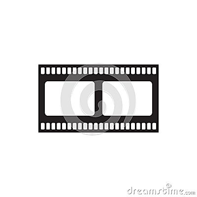 cinema lent camera lent icon sign signifier Cartoon Illustration