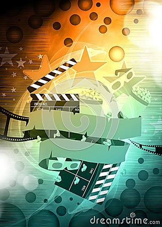 Cinema or movie background Stock Photo