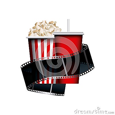 Cinema and movie design Vector Illustration