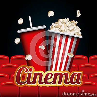 Cinema and movie design Vector Illustration