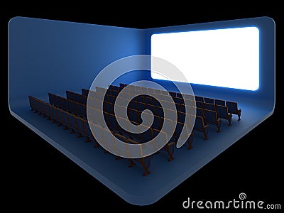 Cinema. Night version Stock Photo