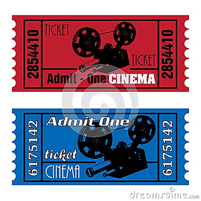 Cinema tickets Stock Photo
