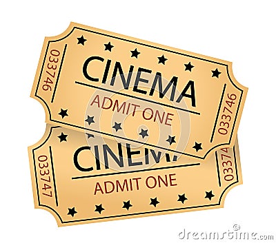 Cinema tickets Vector Illustration