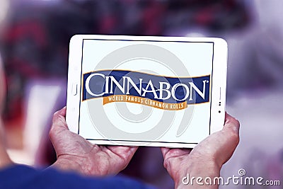 Cinnabon bakery restaurant logo Editorial Stock Photo