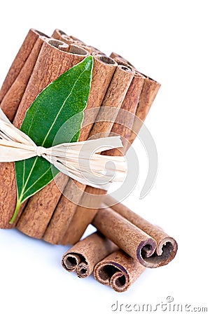 Cinnamon Bundle Stock Photo