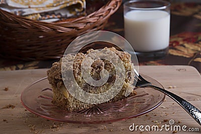 Cinnamon Crumble Bread Stock Photo