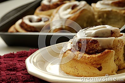 Cinnamon rolls Stock Photo