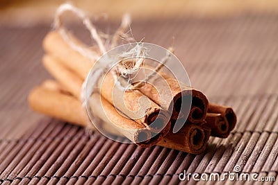 Cinnamon sticks Stock Photo