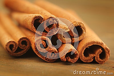 Cinnamon sticks Stock Photo