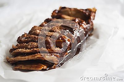 Cinnamon pull-apart bread Stock Photo