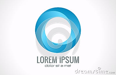 Circle Abstract Logo Vector Illustration