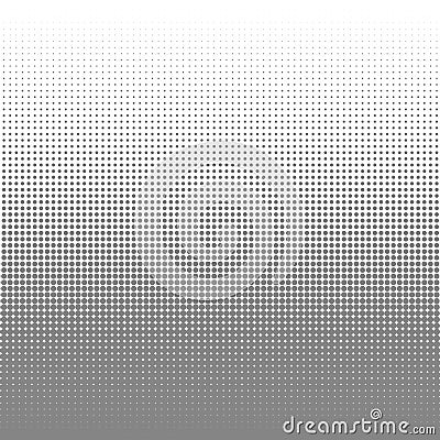 Circle black and white halftone dots texture background for abstract pattern and graphic design Stock Photo