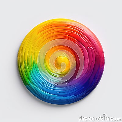 brightly colored circle Stock Photo