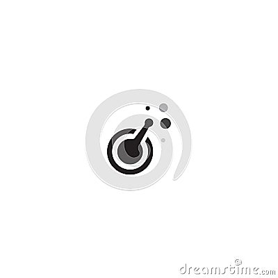 Circle connecting technology logo design template Stock Photo