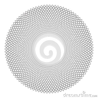 Circle design element. Abstract geometric pattern Vector Illustration