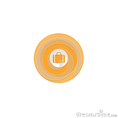 Circle Download Icons on flat design Stock Photo