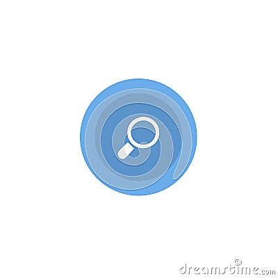 Circle Download Icons on flat design Stock Photo