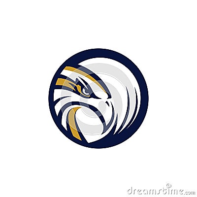 Circle Eagle Hawk Logo Symbol Stock Photo