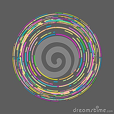 Circle Graphics art Vector Illustration