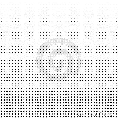 Circle halftone element, monochrome abstract graphic for DTP, pr Vector Illustration