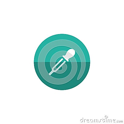 Circle icon - Eyedropper Vector Illustration