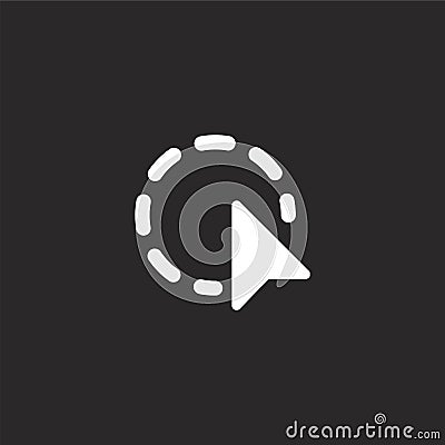circle icon. Filled circle icon for website design and mobile, app development. circle icon from filled selection and cursors Vector Illustration