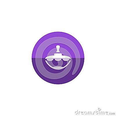 Circle icon - Top Vector Illustration