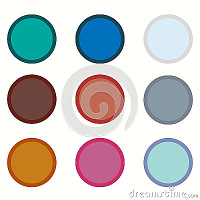 Circle image illustration vector leaves Cartoon Illustration