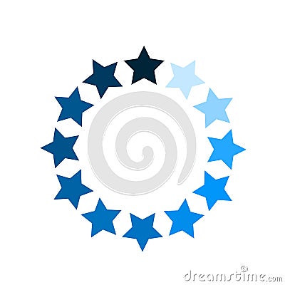 Circle loader. Wait load spinning circle preloader website template interface buffering waiting gif upload download, uploading Vector Illustration