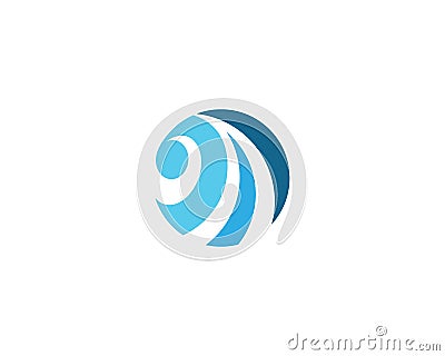 Circle logo template Vector Illustration