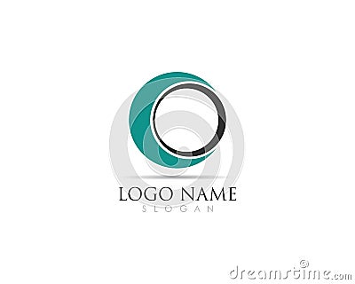 circle logo vector template Vector Illustration