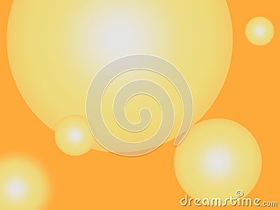 Circle metallic digital vivid warm tone orange and yellow gradient background Stock Photo