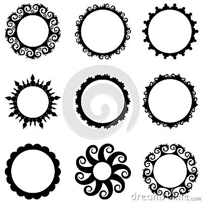 Circle ornament Vector Illustration