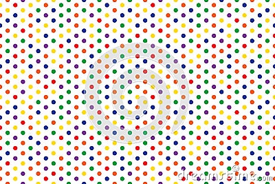 Circle pattern multi color seamless abstract background design Vector Illustration