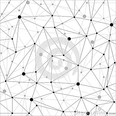 DOUBLE IRREGULAR TRIANGLE SHAPE TEXTURE. MODERN GEOMETRIC SEAMLESS VECTOR PATTERN Vector Illustration