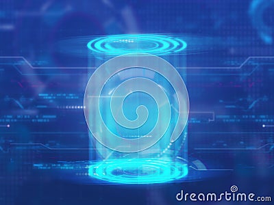 Circle round technology element digital network abstract futurist graphic design modern business geometric Stock Photo