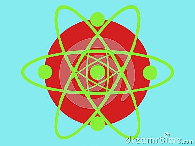 Circle science designe Stock Photo