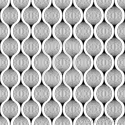 Circle seamless pattern. Repeating abstract circles background. Modern geometric lattice. Repeated geometry ring graphic. Round Vector Illustration