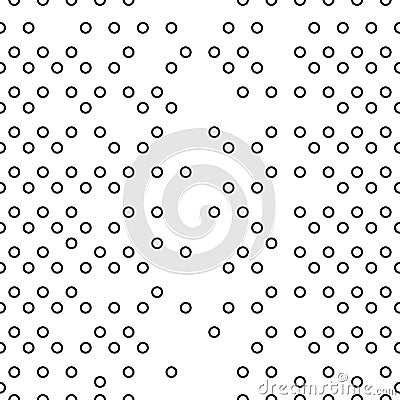 Circle seamless pattern. Simple circle seamless pattern. Circle pattern art. Vector Illustration