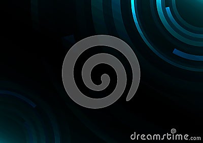 Circle spiral line abstract background Vector Illustration