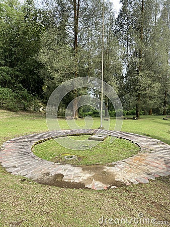 Circle Top Mountain on Park Mickey Holiday Stock Photo