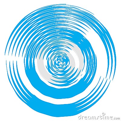 Circle waves abstract background Vector Illustration