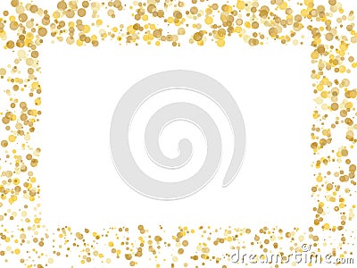 Circles confetti backdrop Vector Illustration