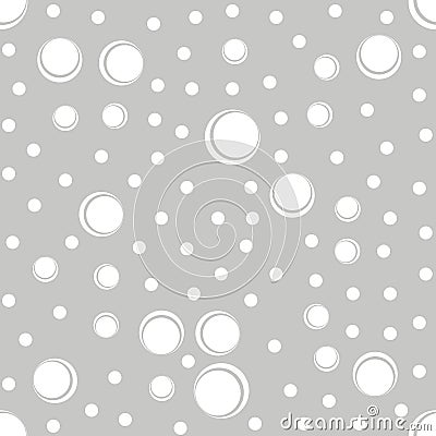 Circles Cute seamless pattern, cartoon vector illustration Cartoon Illustration