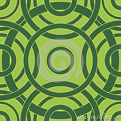 Circles seamless pattern. Vector Illustration