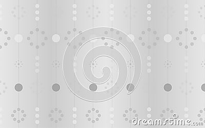 Circles White and Gray Modern Geometric Design Stock Photo