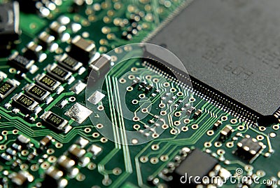 Circuit board Stock Photo