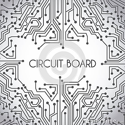 Circuit board design Vector Illustration