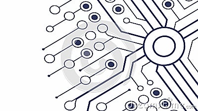 Circuit board pattern, technology, electronic, chip, tech, design, art, Vector Design, Generative AI Vector Illustration