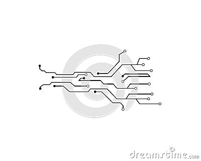 circuit board vector Stock Photo